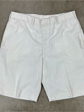 Vintage 50’s Seven Seas Gabardine White Shorts